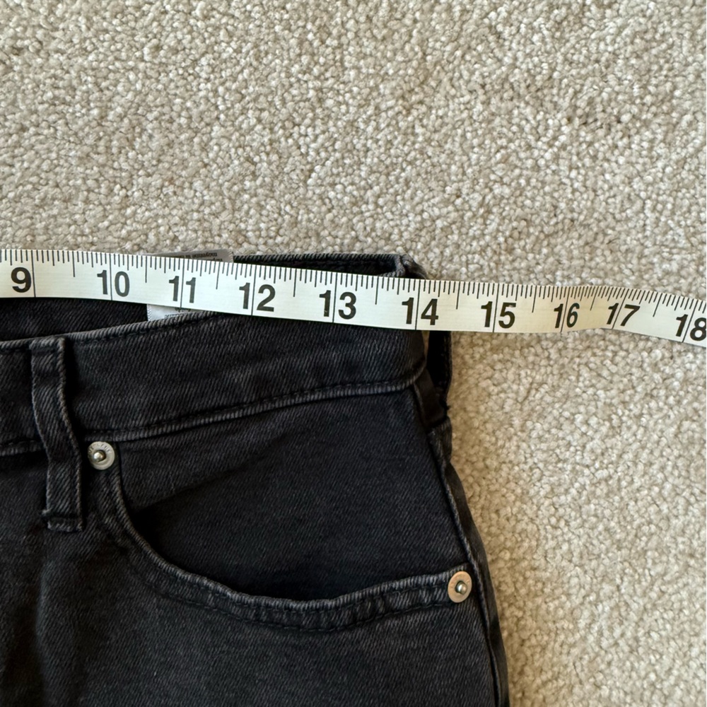 Everlane The Original Cheeky Jeans size 27, Black wash - Picture 7 of 10